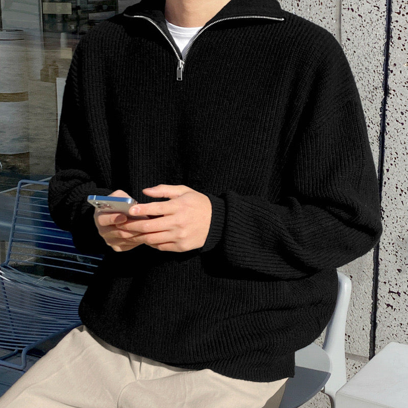 SEJONG Half-Zip Sweater