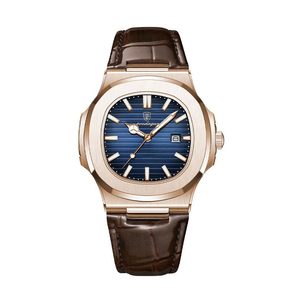 GENEVA Premium Leather Timepiece