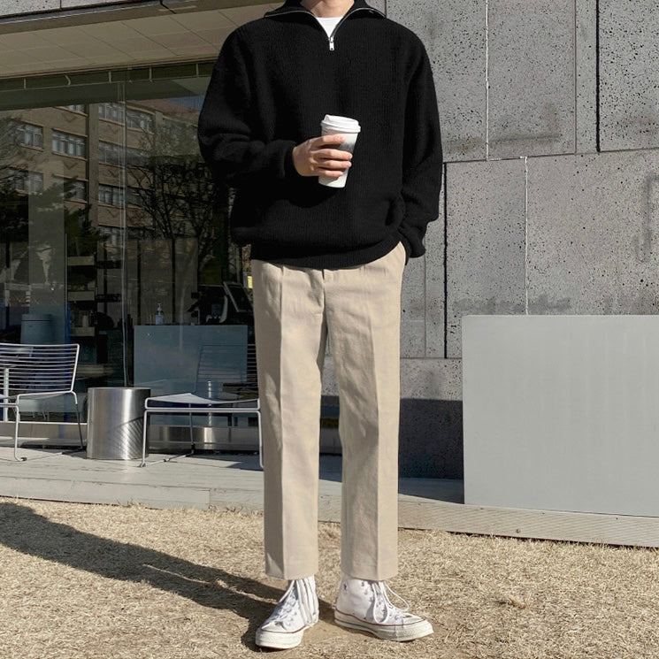 SEJONG Half-Zip Sweater