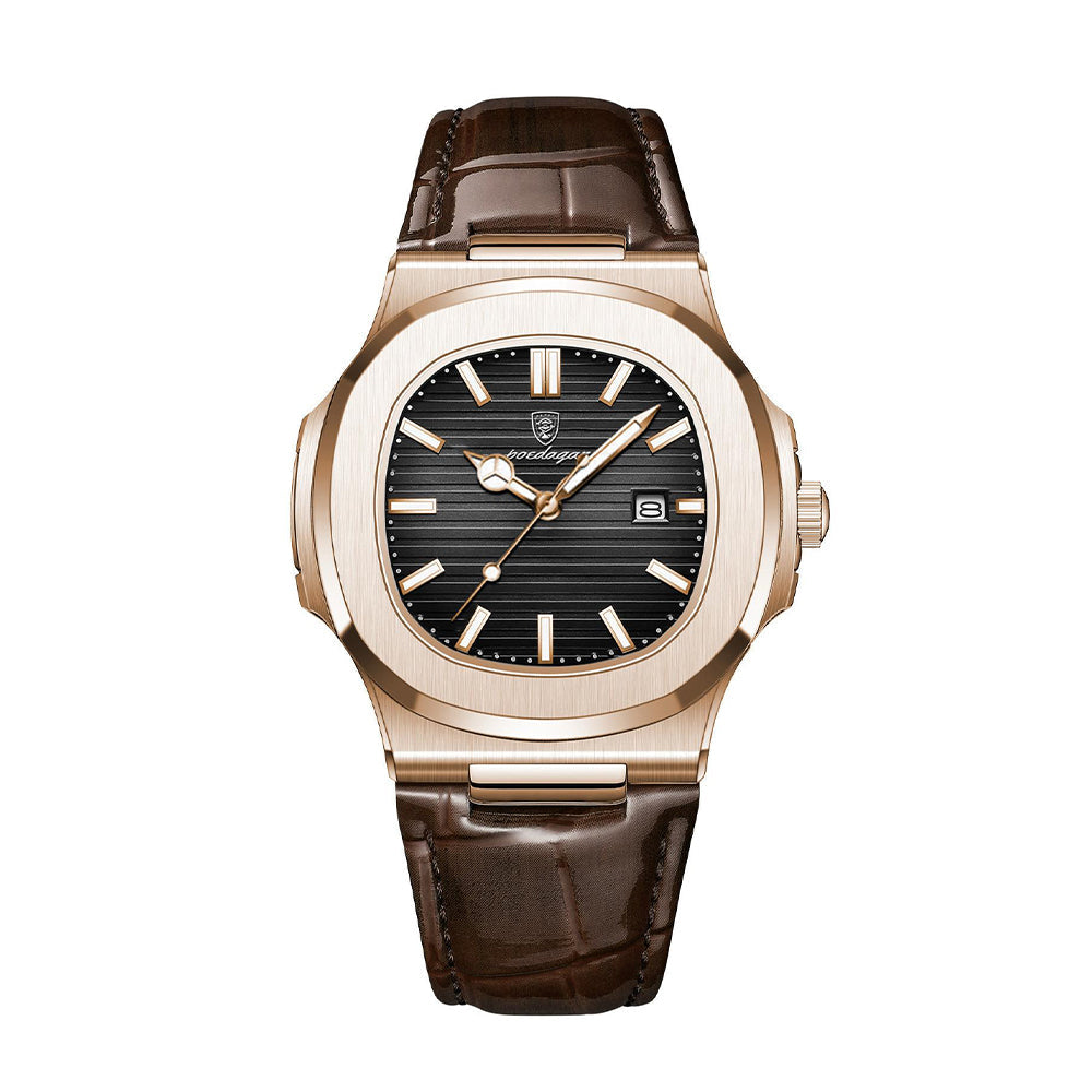 GENEVA Premium Leather Timepiece